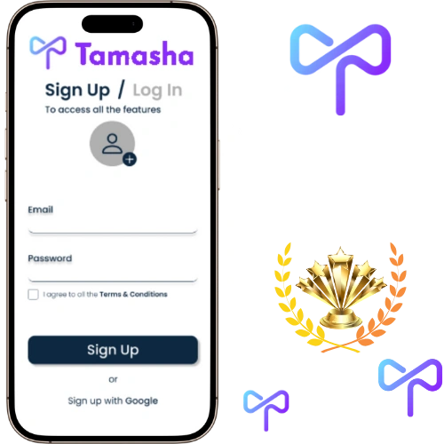 tamasha online daily rewards with trophy